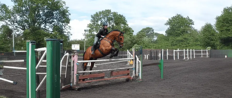Kayleigh Randall riding Hector
